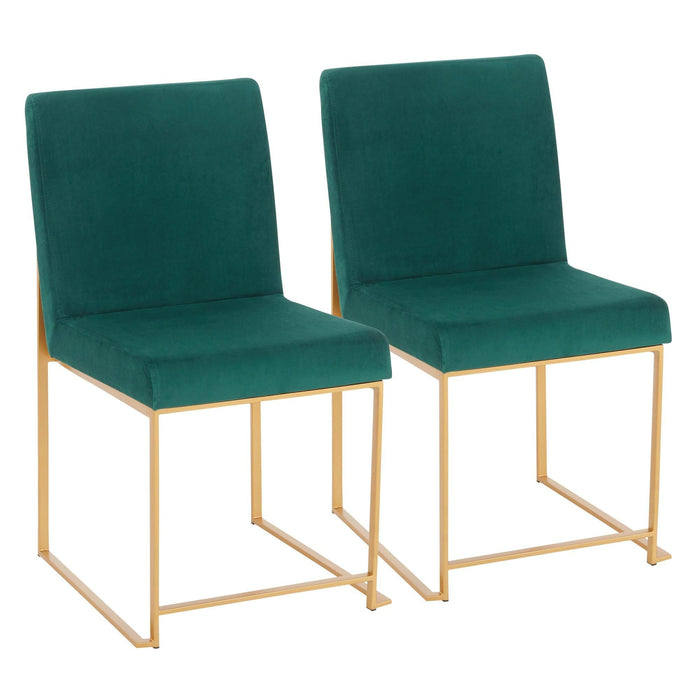 High Back Fuji Dining Chair - Set of 2 image