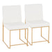 High Back Fuji Dining Chair - Set of 2 image