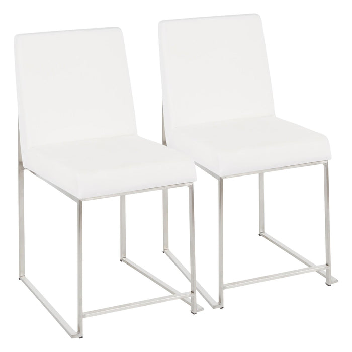 High Back Fuji Dining Chair - Set of 2 image