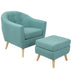 Rockwell Chair + Ottoman Set image