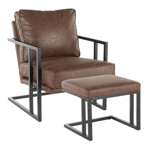 Roman Lounge Chair + Ottoman image