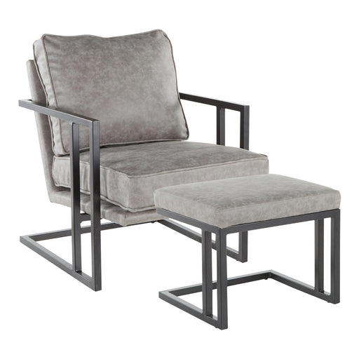 Roman Lounge Chair + Ottoman image