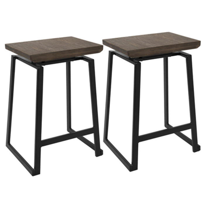 Geo Counter Stool - Set of 2