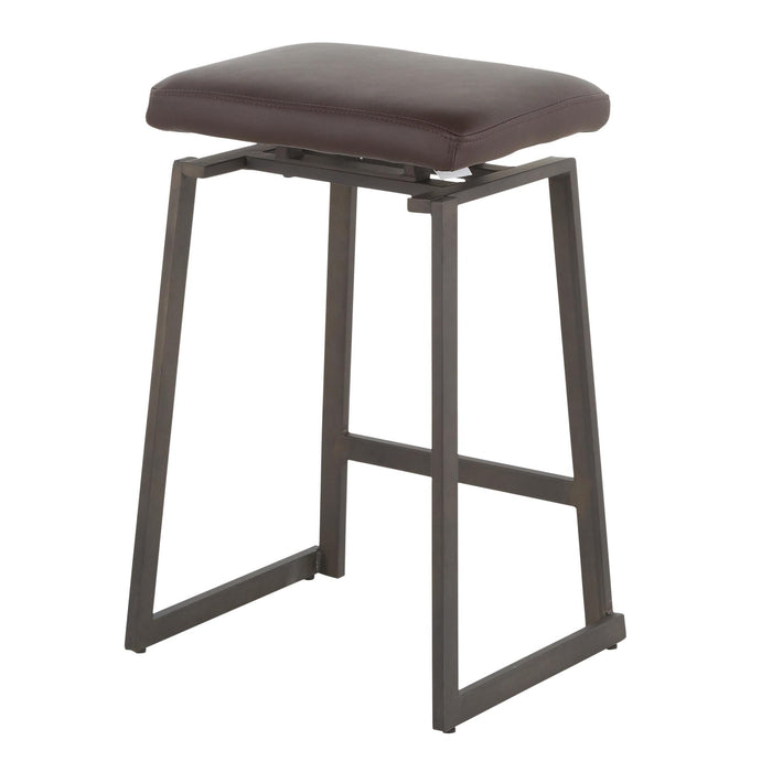 Geo Upholstered Counter Stool - Set of 2