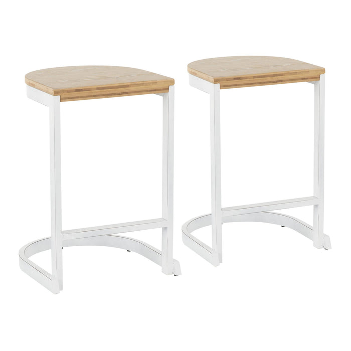 Industrial Demi Counter Stool - Set of 2
