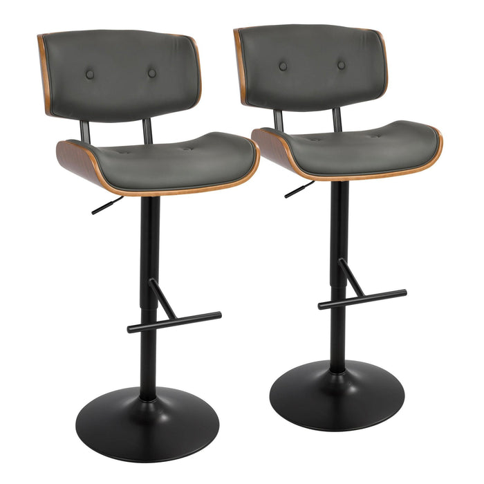 Lombardi Barstool Set of 2 Color Grey image