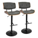Lombardi Barstool Set of 2 Color Grey image