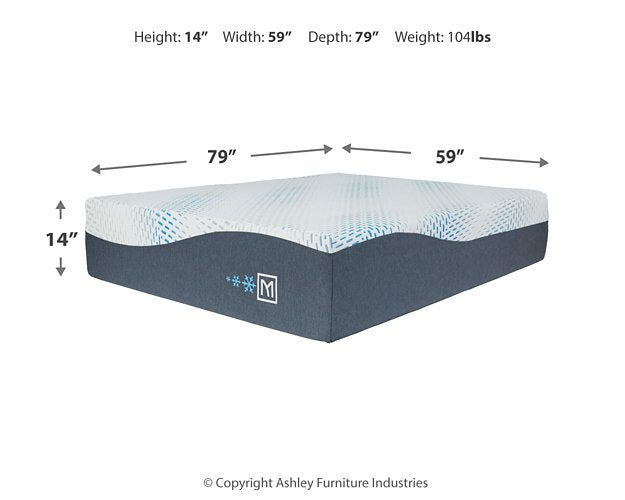 Millennium Cushion Firm Gel Memory Foam Hybrid Mattress and Base Set - Home And Beyond