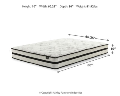 Chime 10 Inch Hybrid Mattress in a Box - Home And Beyond