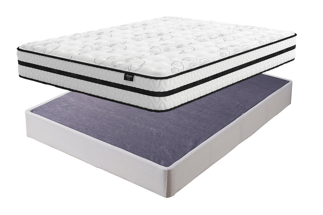 Chime 10 Inch Hybrid Mattress Set - Home And Beyond