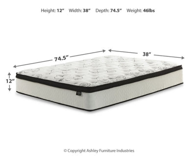 Chime 12 Inch Hybrid Mattress in a Box - Home And Beyond