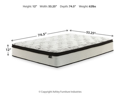 Chime 12 Inch Hybrid Mattress in a Box - Home And Beyond