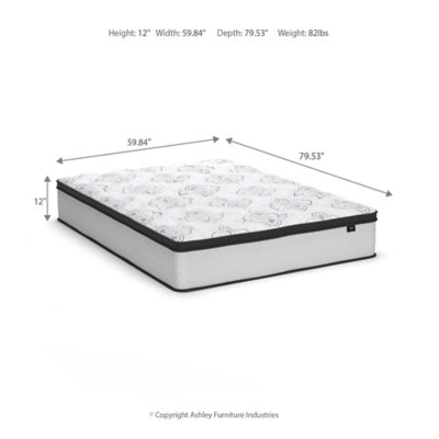 Chime 12 Inch Hybrid Mattress in a Box - Home And Beyond