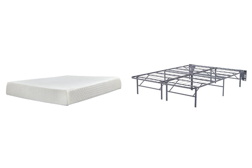 10 Inch Chime Memory Foam Mattress Set - Home And Beyond