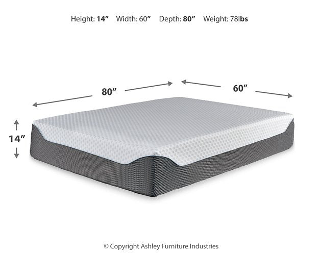 14 Inch Chime Elite Mattress Set - Home And Beyond