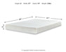 Chime 8 Inch Memory Foam Mattress in a Box - Home And Beyond