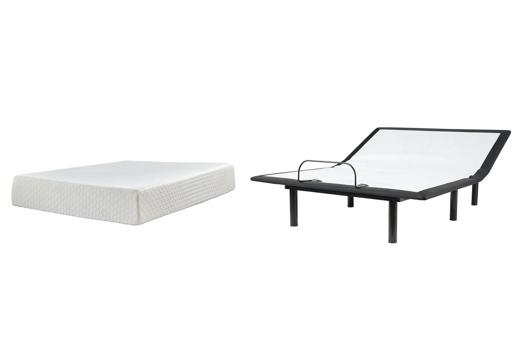 Chime 12 Inch Memory Foam Mattress Set - Home And Beyond