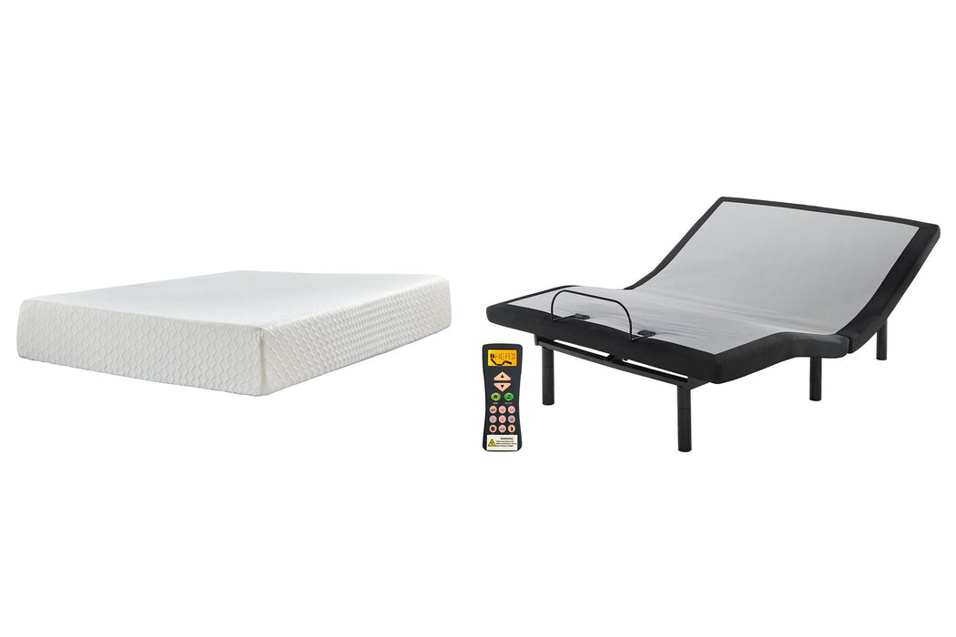 Chime 12 Inch Memory Foam Mattress Set - Home And Beyond