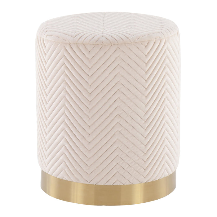 Marla Chevron Ottoman image