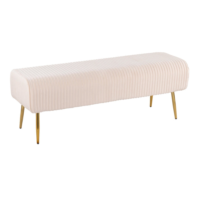 Marla Pleated Bench image