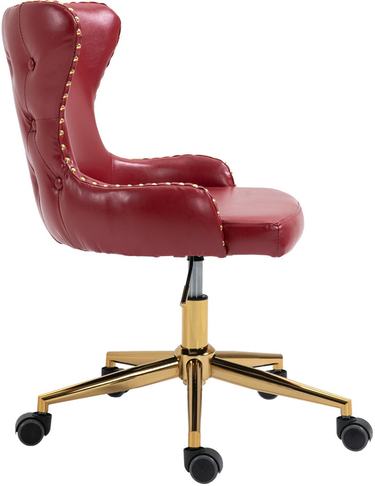 Hendrix Red Faux Leather Office Chair