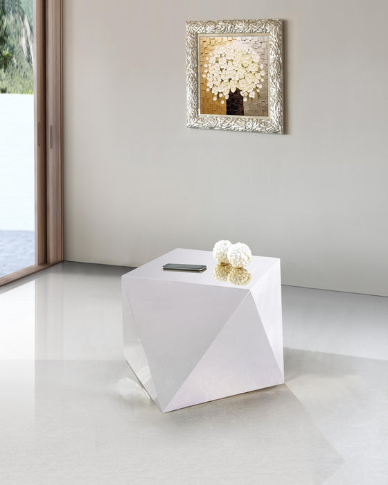 Gemma Silver End Table - Home And Beyond