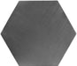 Hexagon Brushed Chrome End Table - Home And Beyond