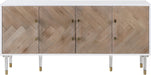 Jive White Lacquer Sideboard/Buffet - Home And Beyond