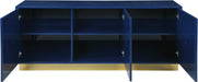 Cosmopolitan Navy Lacquer Sideboard/Buffet - Home And Beyond