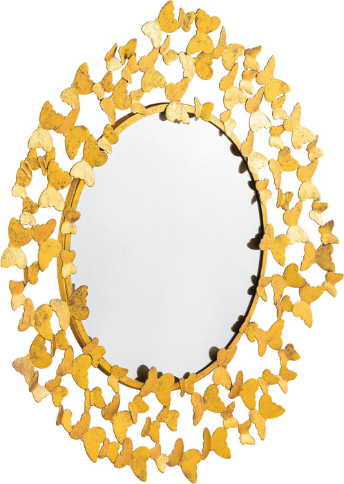 Butterfly Gold Mirror - Home And Beyond