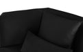 Marquis Black Velvet Sofa - Home And Beyond