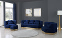Marquis Navy Velvet Sofa - Home And Beyond