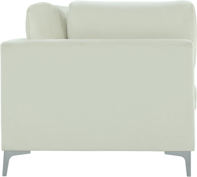 Julia Cream Velvet Modular Sofa (4 Boxes)