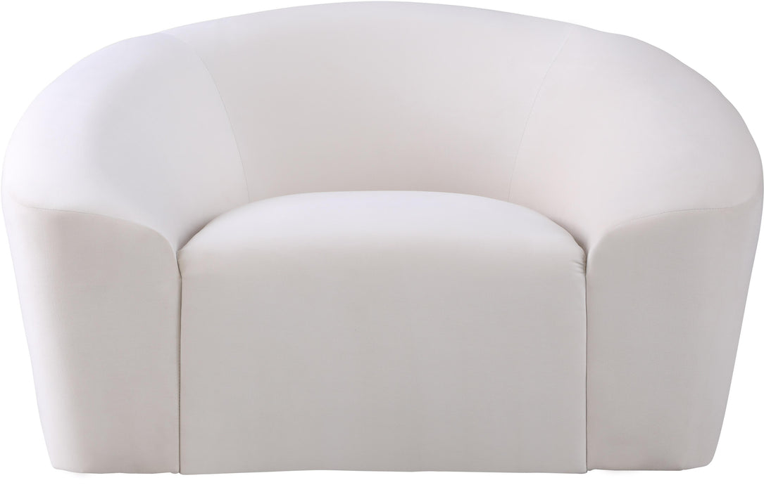 Riley Cream Velvet Chair