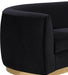 Julian Black Velvet Sofa - Home And Beyond