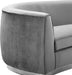Julian Grey Velvet Sofa - Home And Beyond