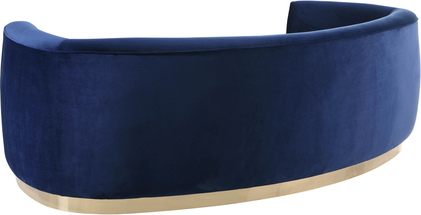 Julian Navy Velvet Sofa