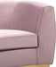 Julian Pink Velvet Loveseat - Home And Beyond
