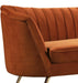 Margo Cognac Velvet Sofa - Home And Beyond