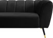 Beaumont Black Velvet Sofa - Home And Beyond