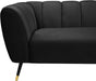 Beaumont Black Velvet Sofa - Home And Beyond