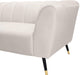 Beaumont Cream Velvet Sofa - Home And Beyond