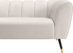 Beaumont Cream Velvet Sofa - Home And Beyond