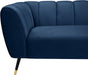 Beaumont Navy Velvet Sofa - Home And Beyond