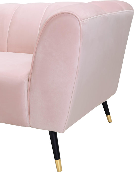 Beaumont Pink Velvet Chair