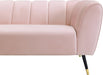 Beaumont Pink Velvet Sofa - Home And Beyond