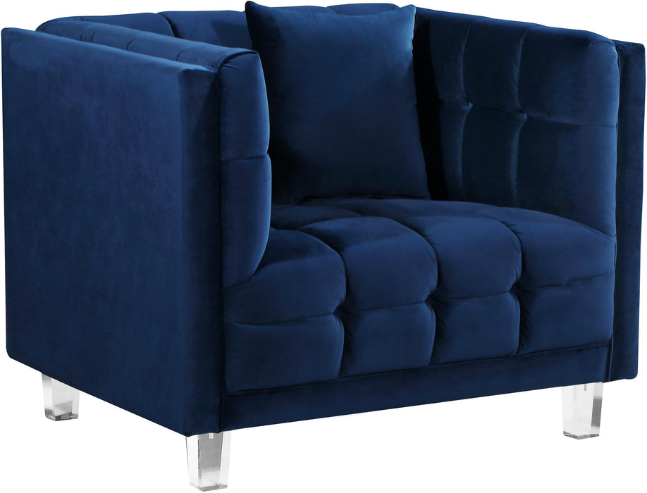 Mariel Navy Velvet Chair image