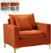 Naomi Cognac Velvet Chair image