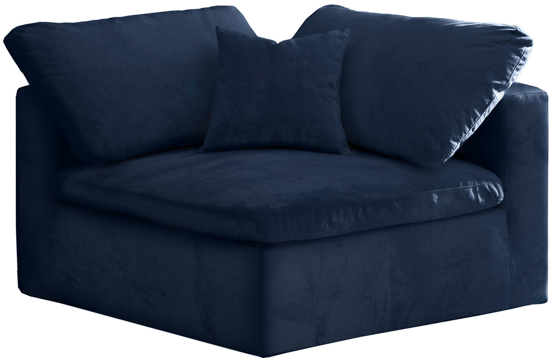 Cozy Navy Velvet Chair