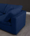 Cozy Navy Velvet Cloud Modular Sofa - Home And Beyond